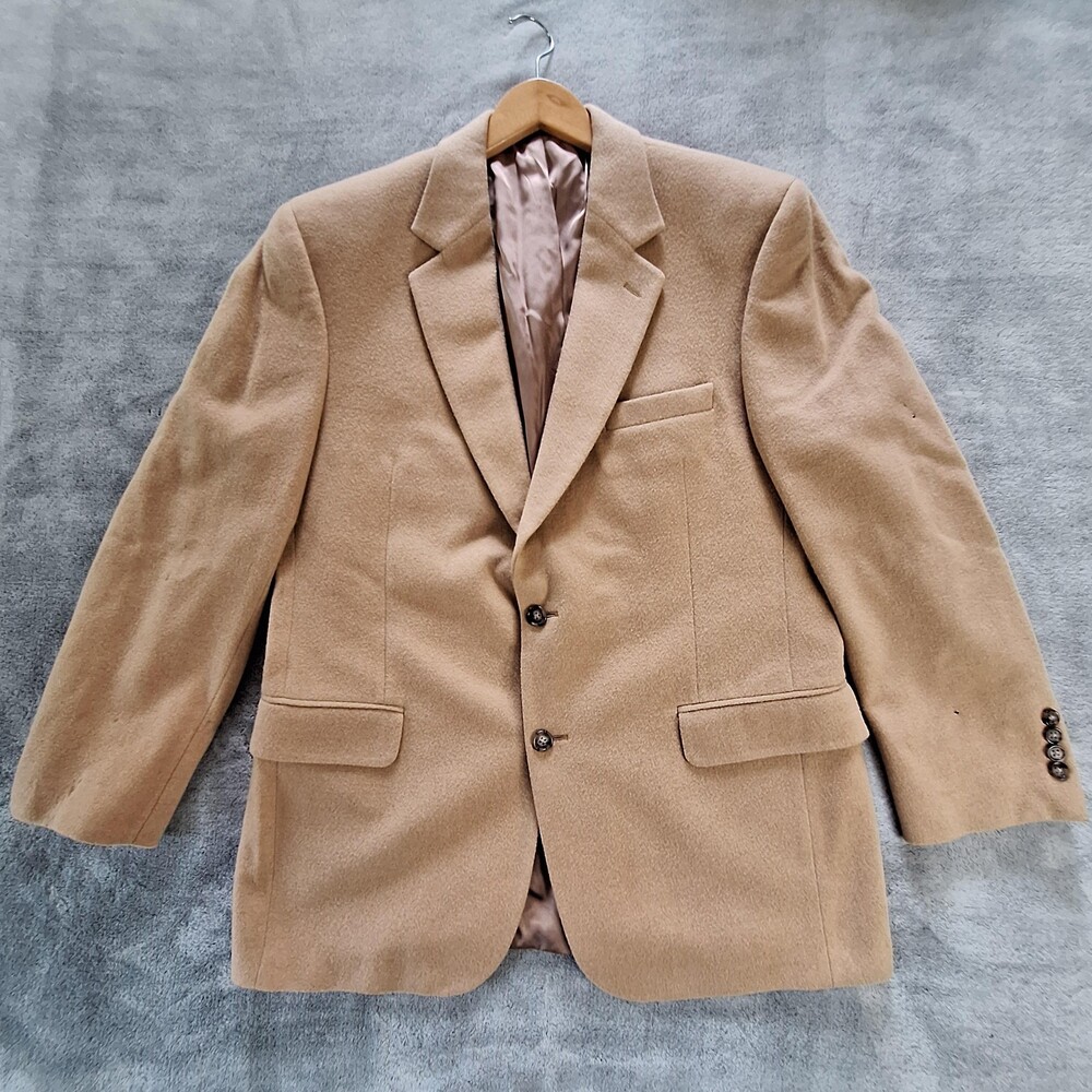 Jos A Bank Blazer Mens 42 Regular Camelhair Gordon Sport Coat Jacket